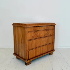 Best Pamono Biedermeier Chest of Drawers in Cherrywood with Columns, 1820s