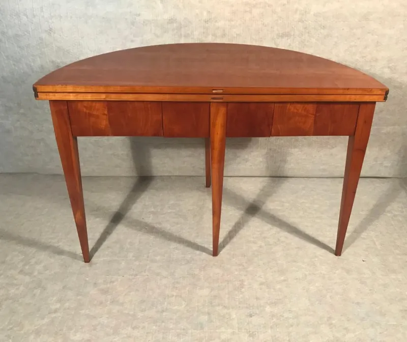 Outlet Pamono Biedermeier Demi-Lune Cherrywood Table, Germany, 1820s