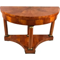 New Pamono Biedermeier Demi-Lune Table, 1810s