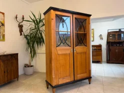 Pamono Biedermeier Display Cabinet in Oak><noscript><img width=