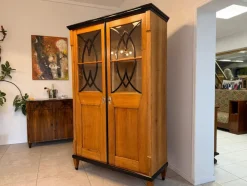 Pamono Biedermeier Display Cabinet in Oak><noscript><img width=