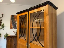 Pamono Biedermeier Display Cabinet in Oak><noscript><img width=