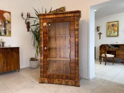 Pamono Biedermeier Display Cabinet in Glass><noscript><img width=