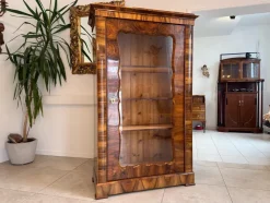 Pamono Biedermeier Display Cabinet in Glass><noscript><img width=