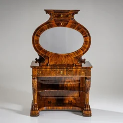 Pamono Biedermeier Lyra Secretaire Desk, 1830> Secretaires