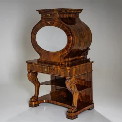 Pamono Biedermeier Lyra Secretaire Desk, 1830><noscript><img width=