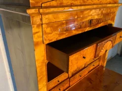 Pamono Biedermeier Secretaire in Birch, 1820><noscript><img width=