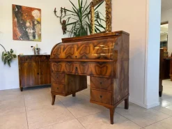 New Pamono Biedermeier Secretaire in Walnut