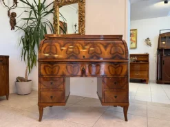New Pamono Biedermeier Secretaire in Walnut