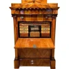Pamono Biedermeier Secretaire in Cherrywood and Maple with Inlays and Brass, South Germany, 1830s> Secretaires