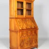 Outlet Pamono Biedermeier Secretaire with Brass Handles, 1845