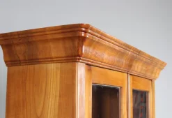 Outlet Pamono Biedermeier Secretaire with Brass Handles, 1845