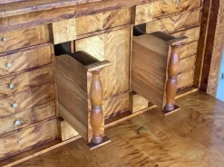 Pamono Biedermeier Secretary Cabinet, 1830s><noscript><img width=