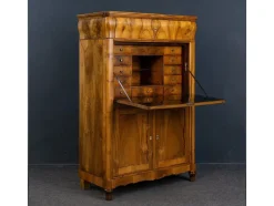 New Pamono Biedermeier Secretary in Walnut