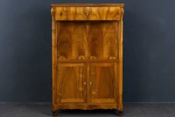 New Pamono Biedermeier Secretary in Walnut