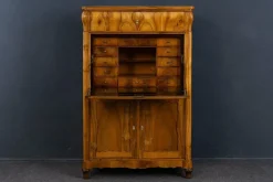 New Pamono Biedermeier Secretary in Walnut