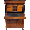 Pamono Biedermeier Secretary in Walnut and Maple, 1820