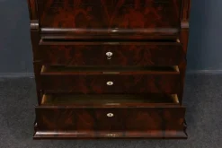 Pamono Biedermeier Secretary in Mahogany><noscript><img width=