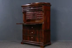 Pamono Biedermeier Secretary in Mahogany><noscript><img width=