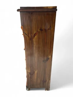 Pamono Biedermeier Style Secretaire in Mahogany><noscript><img width=