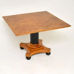 Pamono Biedermeier Swedish Birch & Ebony Coffee Table, 1840s> Coffee & Side Tables
