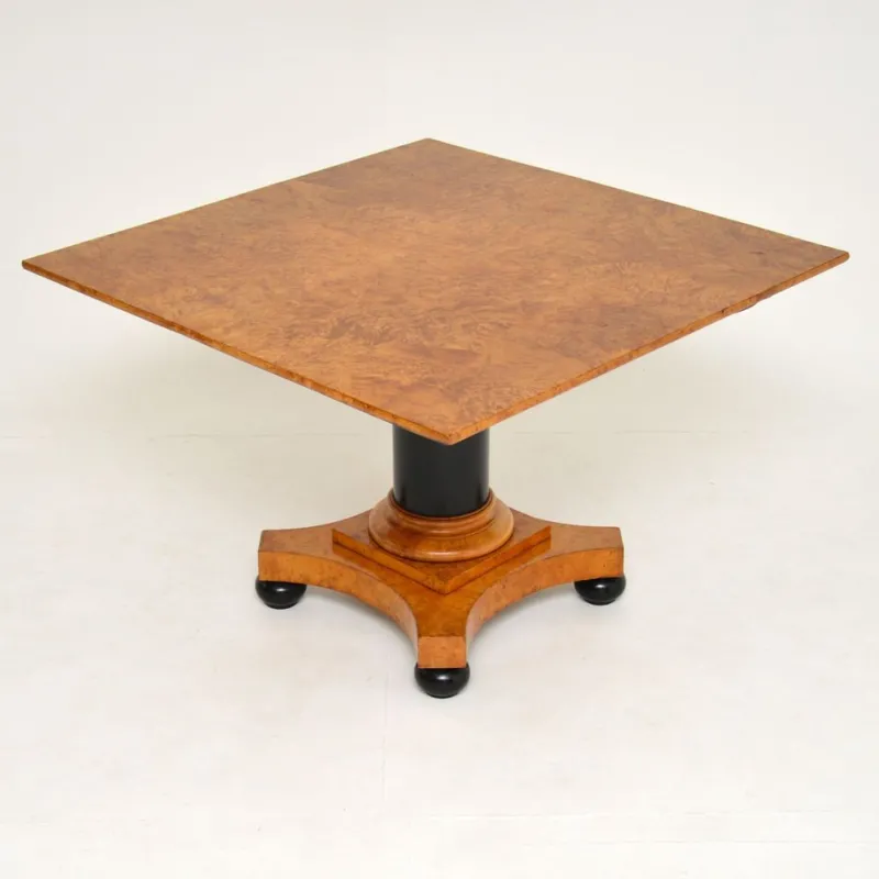 Pamono Biedermeier Swedish Birch & Ebony Coffee Table, 1840s> Coffee & Side Tables