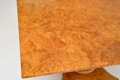 Pamono Biedermeier Swedish Birch & Ebony Coffee Table, 1840s><noscript><img width=