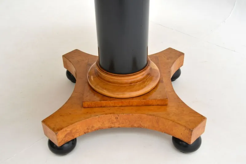 Pamono Biedermeier Swedish Birch & Ebony Coffee Table, 1840s> Coffee & Side Tables