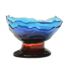 Pamono Big Collina Vase Extra Colour, Fish Design by Gaetano Pesce, Clear Light Blue, Clear Blue, Dark Ruby> Tabletop