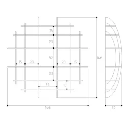 Pamono Big Jim 150 Wall Shelf from Ellips><noscript><img width=