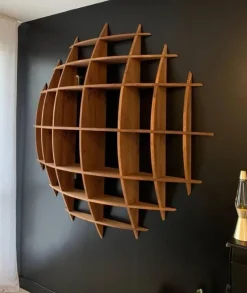 Online Pamono Big Round Pine Shelves by David Renault