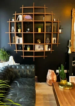 Online Pamono Big Round Pine Shelves by David Renault
