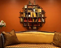Online Pamono Big Round Pine Shelves by David Renault