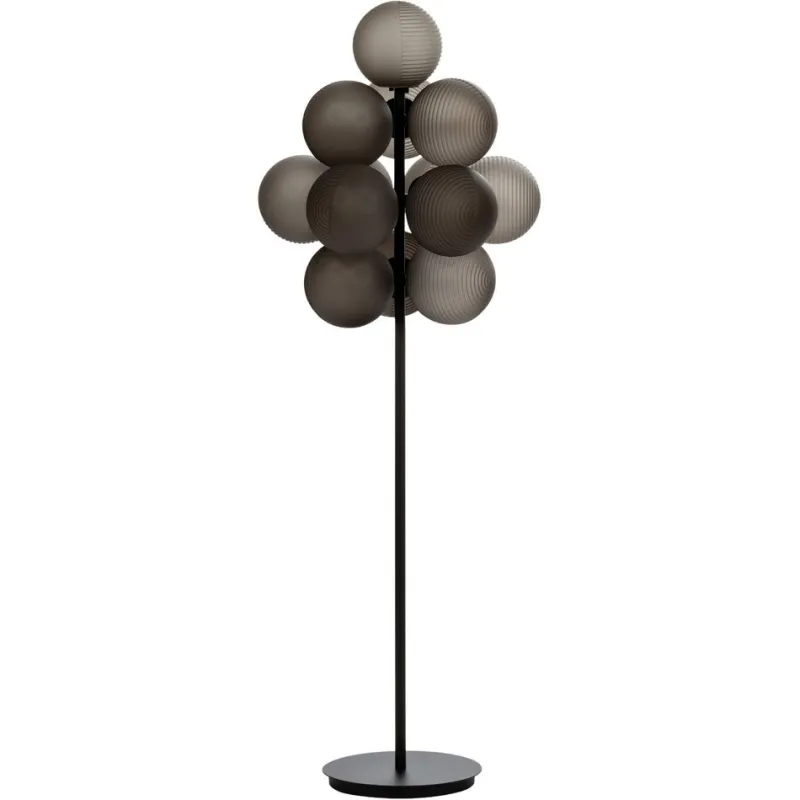 Pamono Big Smoky Grey Acetate Black Stellar Grape Floor Light by Pulpo> Floor Lamps
