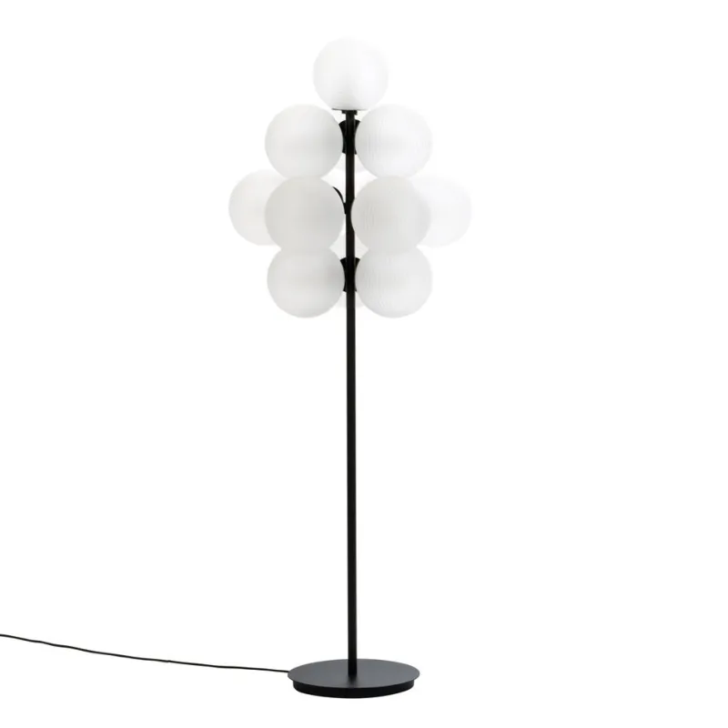Pamono Big Smoky Grey Acetate Black Stellar Grape Floor Light by Pulpo> Floor Lamps