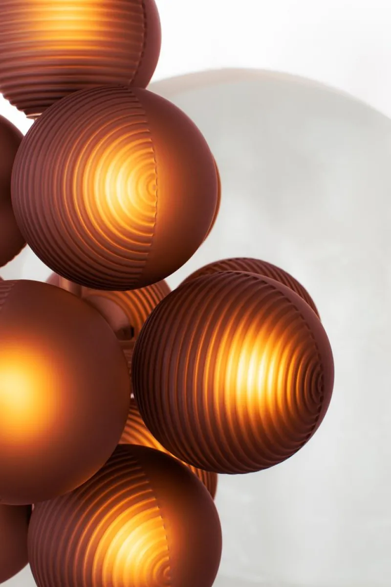 Pamono Big Smoky Grey Acetate Black Stellar Grape Floor Light by Pulpo> Floor Lamps