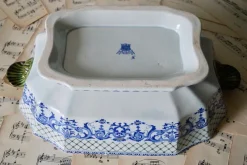 Clearance Pamono Big Vintage Gien France Tureen with Underplate