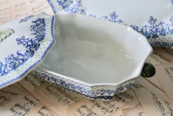Clearance Pamono Big Vintage Gien France Tureen with Underplate