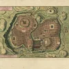 Pamono Birds Eye Plan of the Ancient City of Jerusalem Based on Records, 1725> Wall Decor