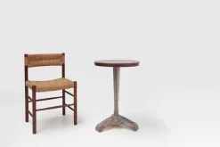 Pamono Bistro Table with Bakelite Top by Louis Vuitton for Rex, France, 1930s> Garden Tables