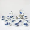 Pamono Blå Blomst Blue Flower Coffee Service from Royal Copenhagen, Set of 53> Coffee & Tea Service