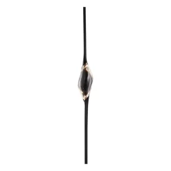 Clearance Pamono Black + Gold Pendant Lamp by Il Pezzo Mancante