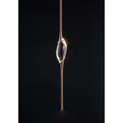 Clearance Pamono Black + Gold Pendant Lamp by Il Pezzo Mancante