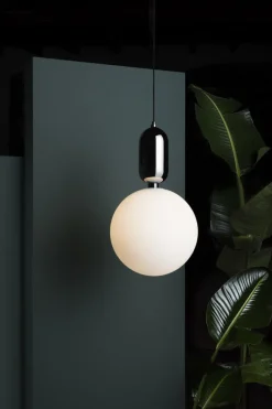 Outlet Pamono Black Aballs Chandelier 4 by Parachilna