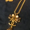 New Pamono Black and Gold Chanel Necklace Pendant from Chanel