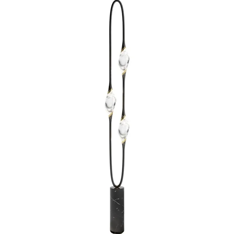 Outlet Pamono Black and Gold Il Pezzo 12 Floor Lamp by Il Pezzo Mancante