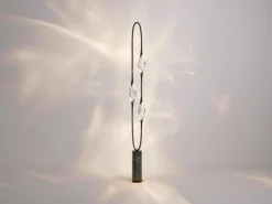 Outlet Pamono Black and Gold Il Pezzo 12 Floor Lamp by Il Pezzo Mancante