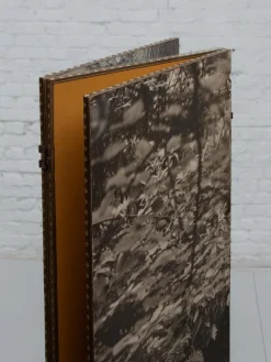 New Pamono Black and White Forest Picture Folding Screen, Belgium, 1960s
