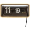 Pamono Black and White Large Station Flip Clock, France, 1970s> Clocks