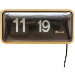 Pamono Black and White Large Station Flip Clock, France, 1970s> Clocks